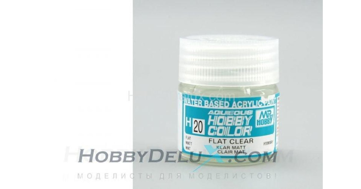 Краска акриловая Hobby Color - H020 Flat Clear H20 H20 – купить в ...
