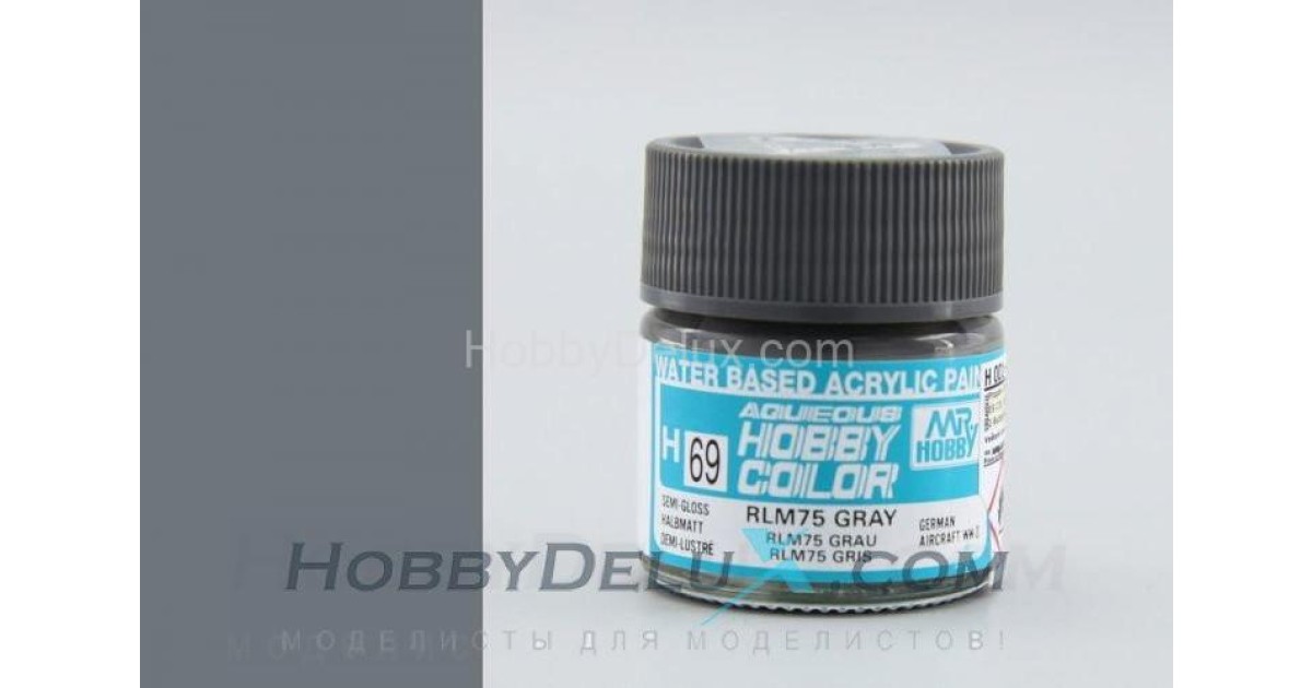 Краска акриловая Hobby Color - H069 RLM75 Grey H69 H69 – купить в ...