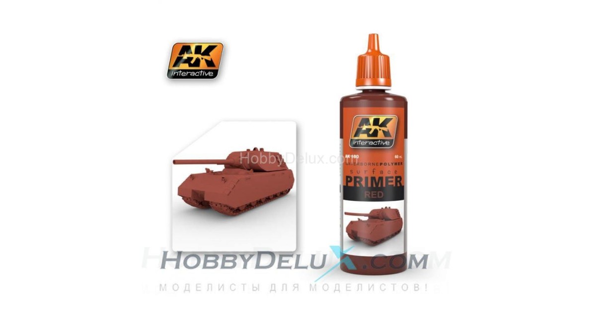 RED PRIMER 60 ml. - Грунтовка красная 60 мл. AK-180 AK-180 – купить в ...