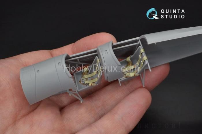 3D Декаль интерьера кабины Bu 131 для модели ICM QD32016