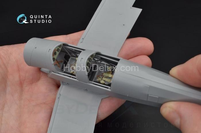 3D Декаль интерьера кабины Bu 131 для модели ICM QD32016