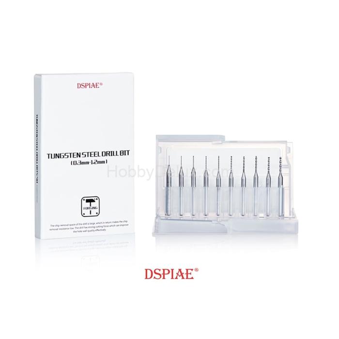 DSPIAE DB-03 Свёрла набор 10 шт. (0,3мм-1,2мм) DB-03