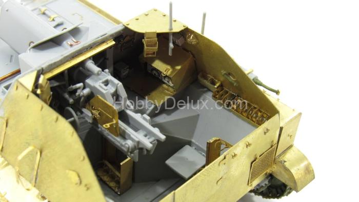 Набор фототравления для СУ-76 щиты боевого отделения (Звезда) МД035523