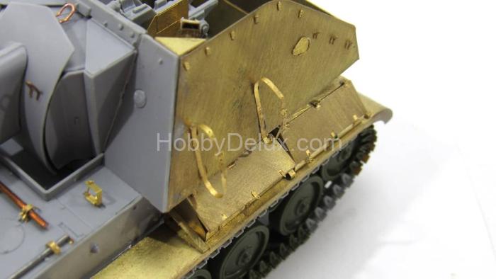 Набор фототравления для СУ-76 щиты боевого отделения (Звезда) МД035523