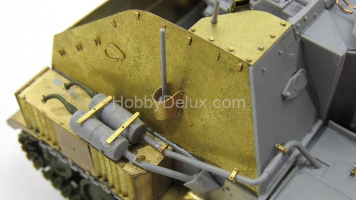 Набор фототравления для СУ-76 щиты боевого отделения (Звезда) МД035523