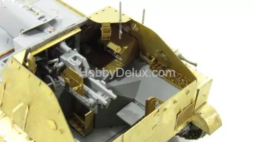 Набор фототравления для СУ-76 щиты боевого отделения (Звезда)