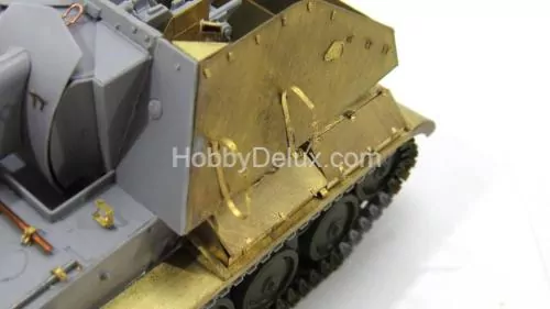 Набор фототравления для СУ-76 щиты боевого отделения (Звезда)