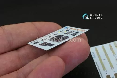 3D Декаль интерьера кабины Me 163B для модели Meng