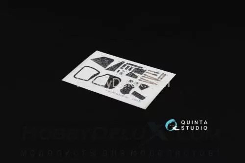 3D Декаль интерьера кабины  Ми-24В НАТО (черные панели)