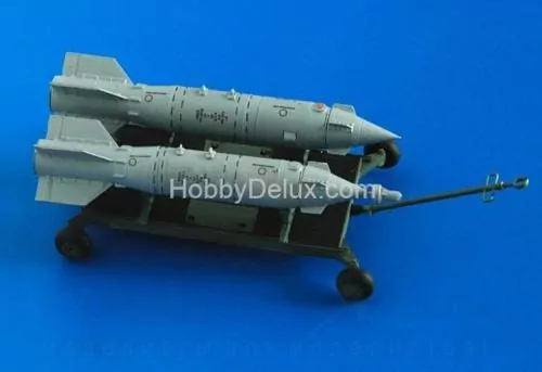 Тележка для транспортировки боеприпасов с КАБ-1500Л