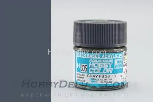 Краска акриловая Hobby Color - H305 FS36118 Gray