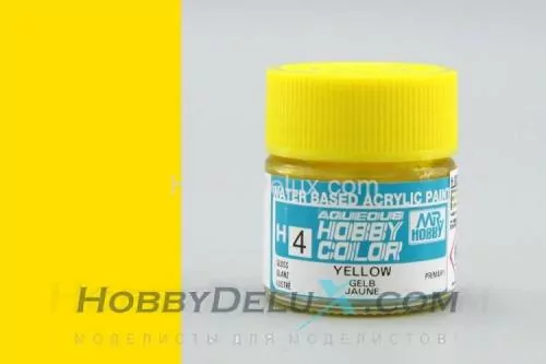 Краска акриловая Hobby Color - H004 Gloss Yellow