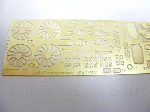 Набор фототравления для Суперджет-100 (Звезда)