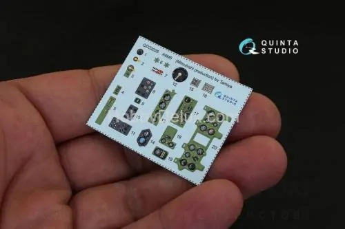 3D Декаль интерьера кабины A6M5 Mitsubishi prod. для модели Tamiya