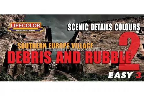 Набор красок Life Color -  EASY3 Debris and Rubble 2