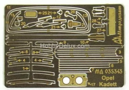 Набор фототравления для Opel Kadett 1938