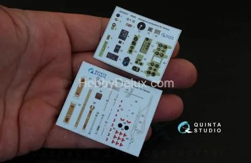 3D Декаль интерьера кабины A6M5 Nakajima prod. для модели Tamiya