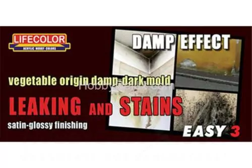 Набор красок Life Color -  EASY3 Leaking and Stains DAMP EFFECT