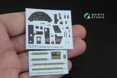3D Декаль интерьера кабины F4U-1A Corsair для модели Tamiya