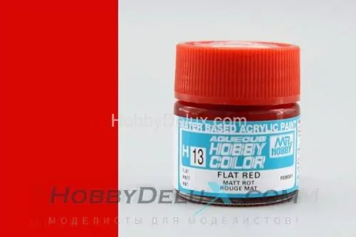 Краска акриловая Hobby Color - H013 Flat Red