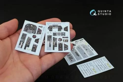 3D Декаль интерьера кабины F-105G для модели Трубач