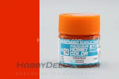 Краска акриловая Hobby Color - H014 Gloss Orange