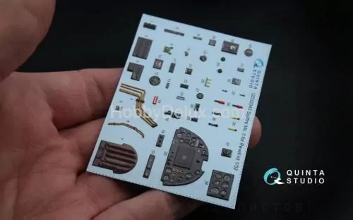 3D Декаль интерьера кабины Spitfire Mk. II для модели Revell