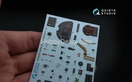 3D Декаль интерьера кабины Spitfire Mk. II для модели Revell