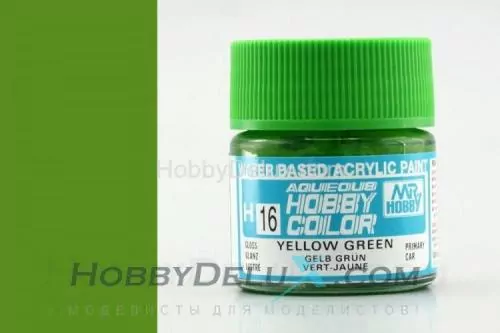 Краска акриловая Hobby Color - H016 Yellow Green
