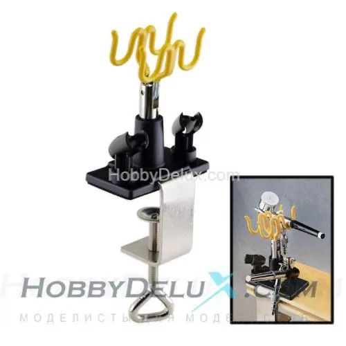 Подставка для аэрографов на струбцине