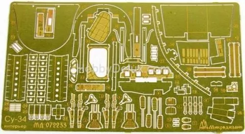 Су-34 интерьер от Звезды (1:72)