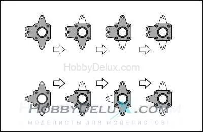 Площадки крепления расчалок самолетов ПМВ