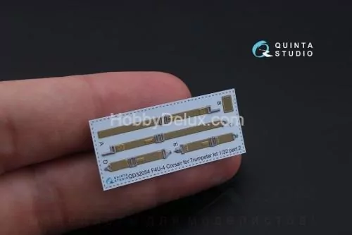 3D Декаль интерьера кабины F4U-4 для модели Трубач