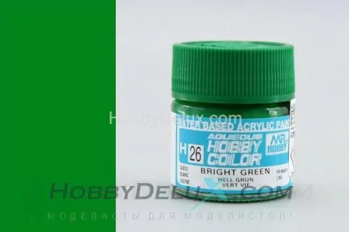 Краска акриловая Hobby Color - H026 Bright Green