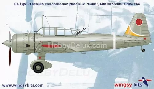 IJA Type 99 assault/recon. plane Ki-51 “Sonia” 1/48
