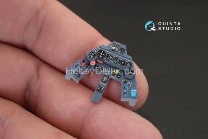 3D Декаль интерьера кабины FW 190A-5 для модели Hasegawa QD32055