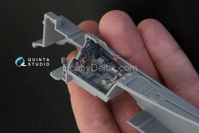 3D Декаль интерьера кабины FW 190A-5 для модели Hasegawa QD32055