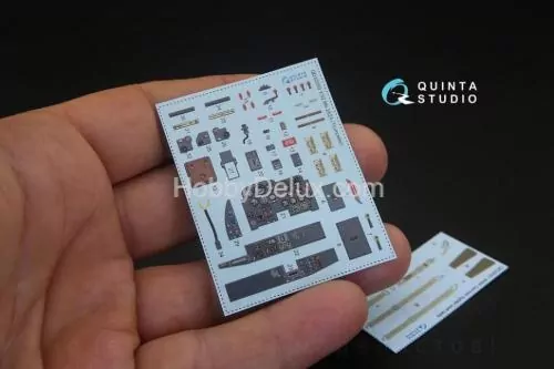 3D Декаль интерьера кабины Me-262A для модели Трубач