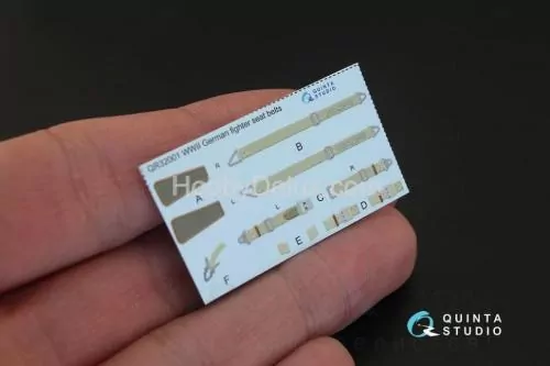 3D Декаль интерьера кабины Me-262A для модели Трубач