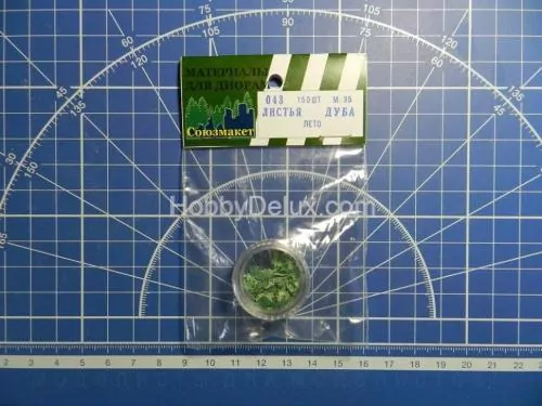 Листья дуба - лето (материал полулатекс)