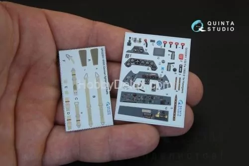 3D Декаль интерьера кабины FW 190D-9 для модели Hasegawa