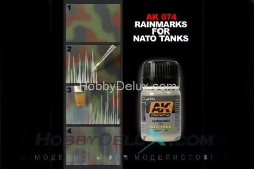 AK074 AK Interactive RAINMARKS FOR NATO TANKS (следы дождя для танков НАТО)