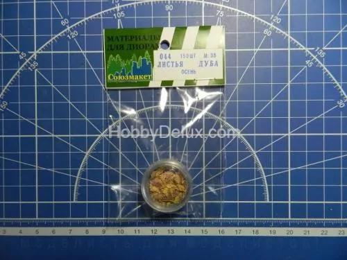 Листья дуба - осень (материал полулатекс)