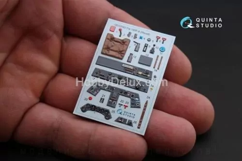 3D Декаль интерьера кабины Fw 190F-8 для модели Revell