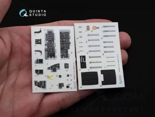 3D Декаль интерьера кабины F-16C