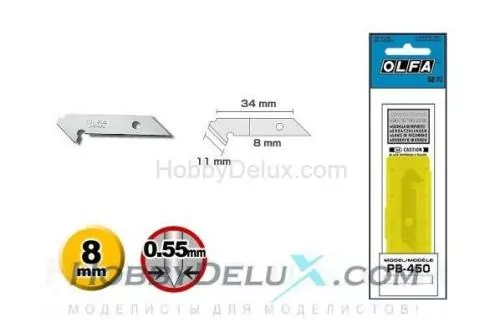 Лезвие для ножа (скрабера) Olfa P-450 - OLFA PB-450