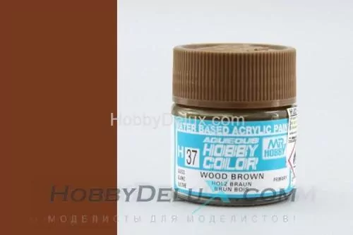 Краска акриловая Hobby Color - H037 Wood Brown (gloss)