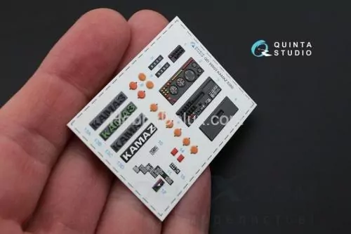 3D Декаль интерьера кабины для семейства КАМАЗ 5350 Мустанг для модели Звезда