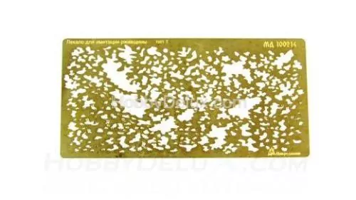 Лекало для имитации ржавчины тип 1