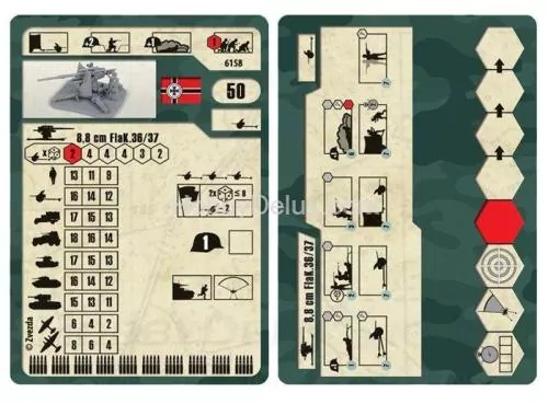 Немецкое зенитное орудие FLAK-36 с расчетом